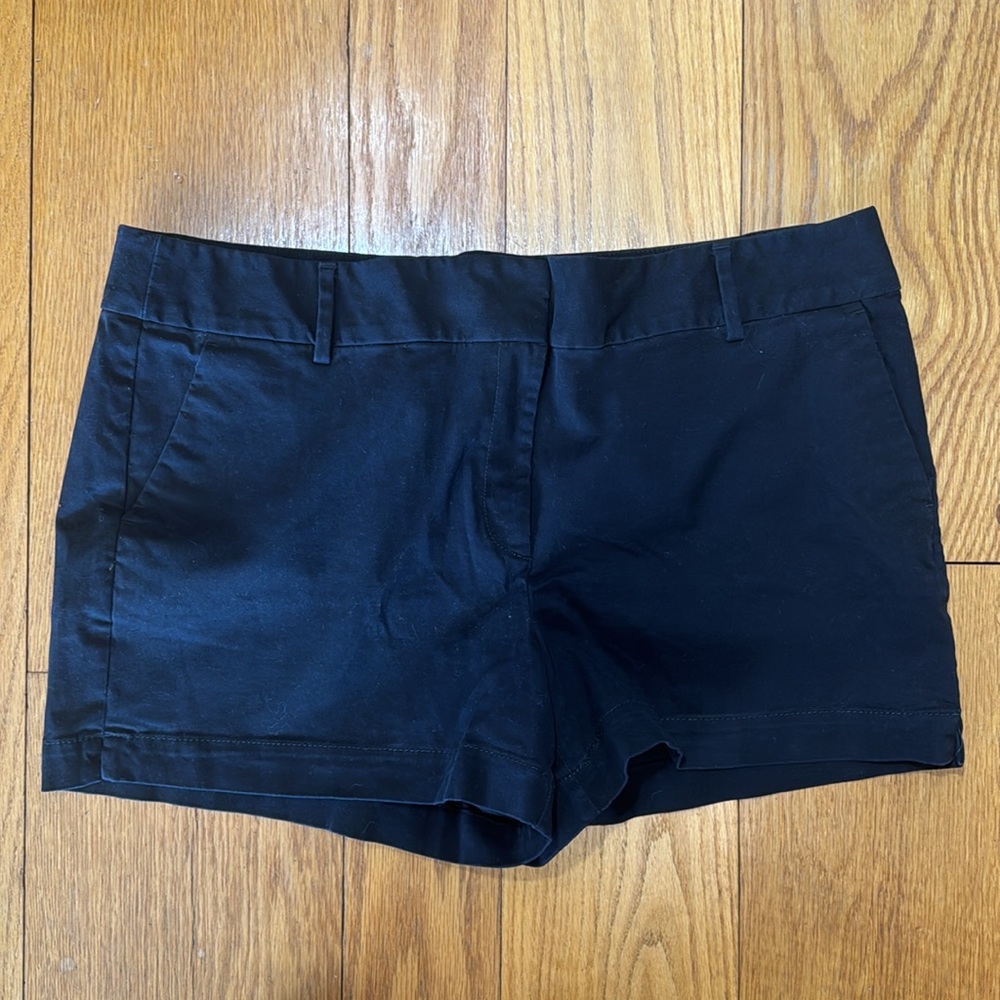 LOFT Womens 16 Black Chino Shorts Stretchy